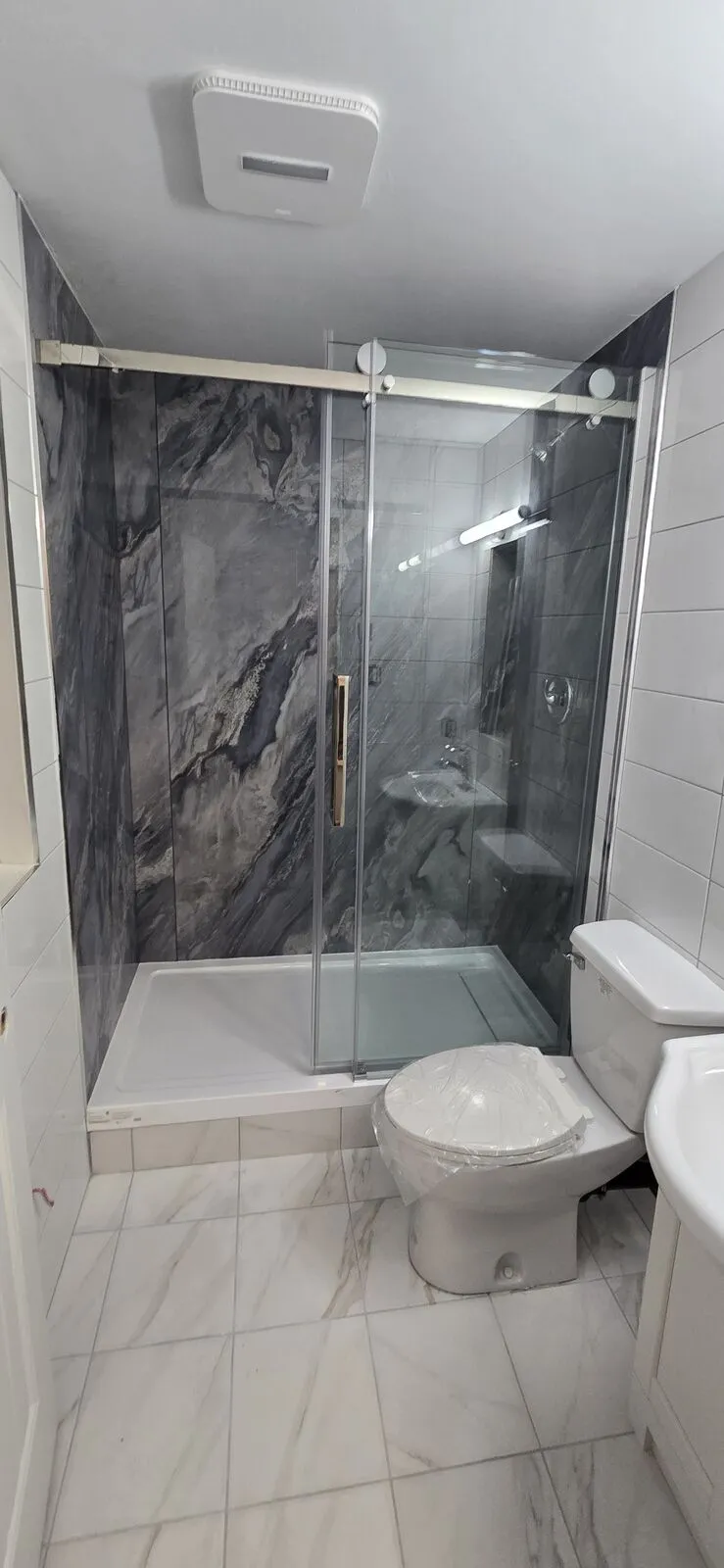 Home addition: studio suite with shower room — finished
