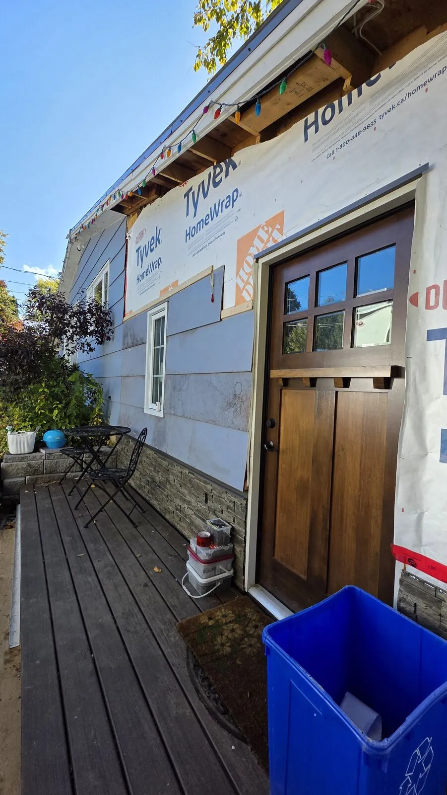Home addition: exterior cladding — finished (4)