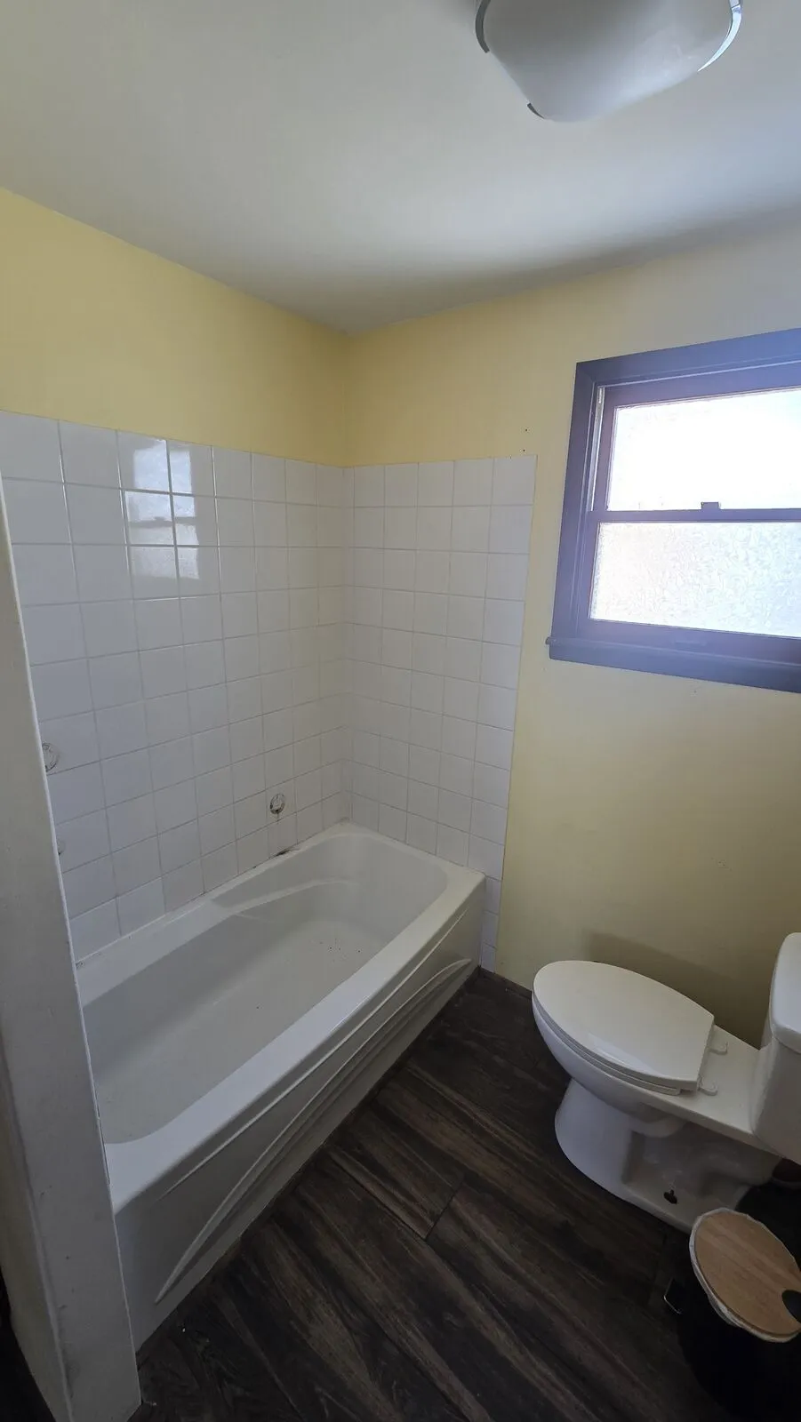 Bathroom remodel: tub surround, niches and hex accent — before (3)