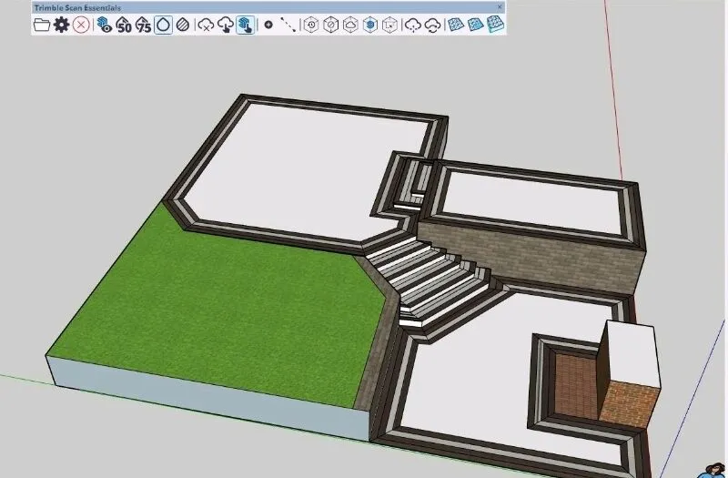 Three-level composite deck: from 3D design to build — 3D design (7)
