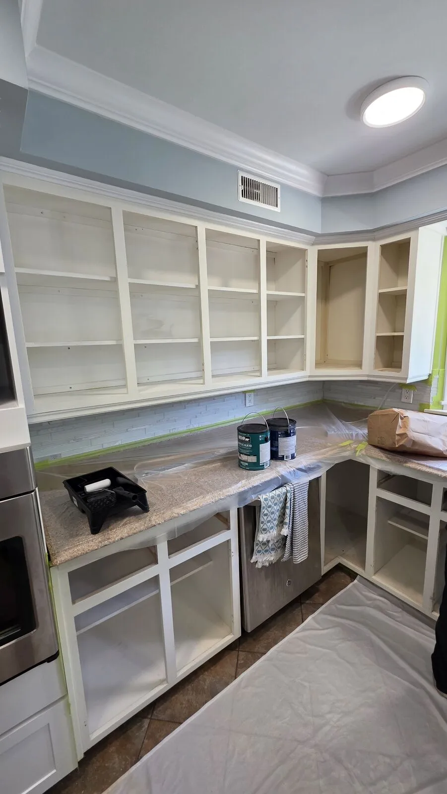 Kitchen refresh: white shaker cabinets — work in progress (3)