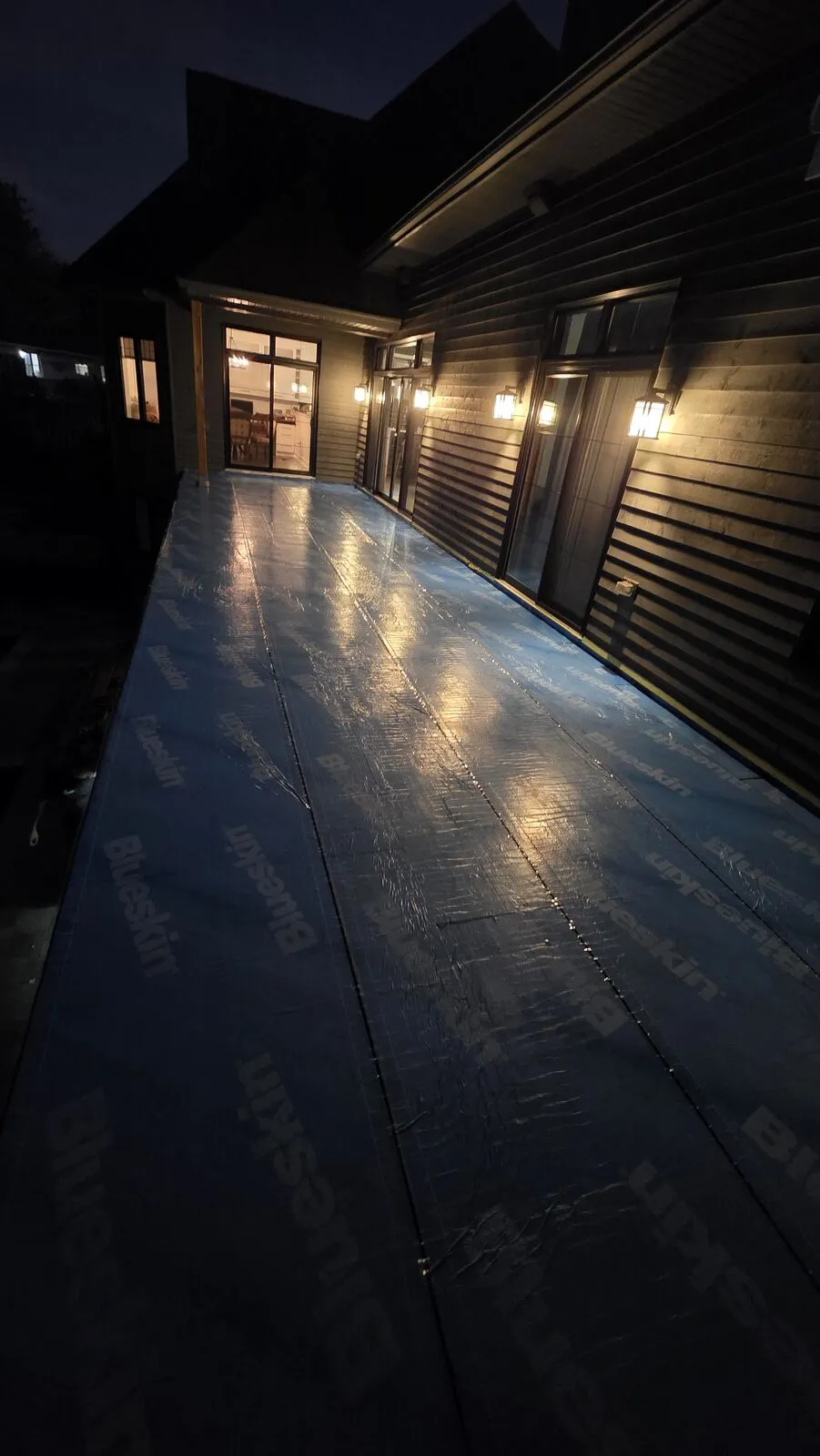 Upper deck rebuild with waterproof membrane — work in progress (8)
