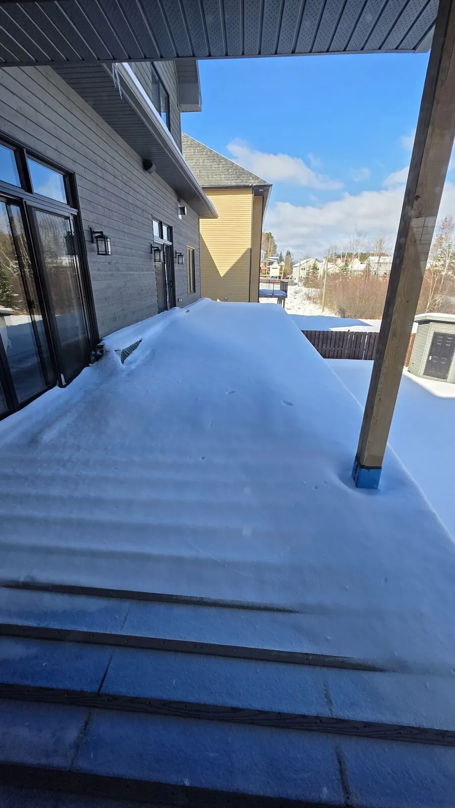 Upper deck rebuild with waterproof membrane — work in progress (10)