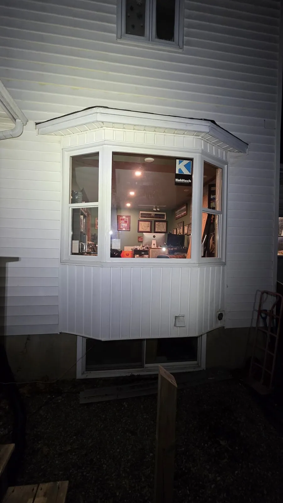 Bay window replacement and built-in window seat — work in progress (10)