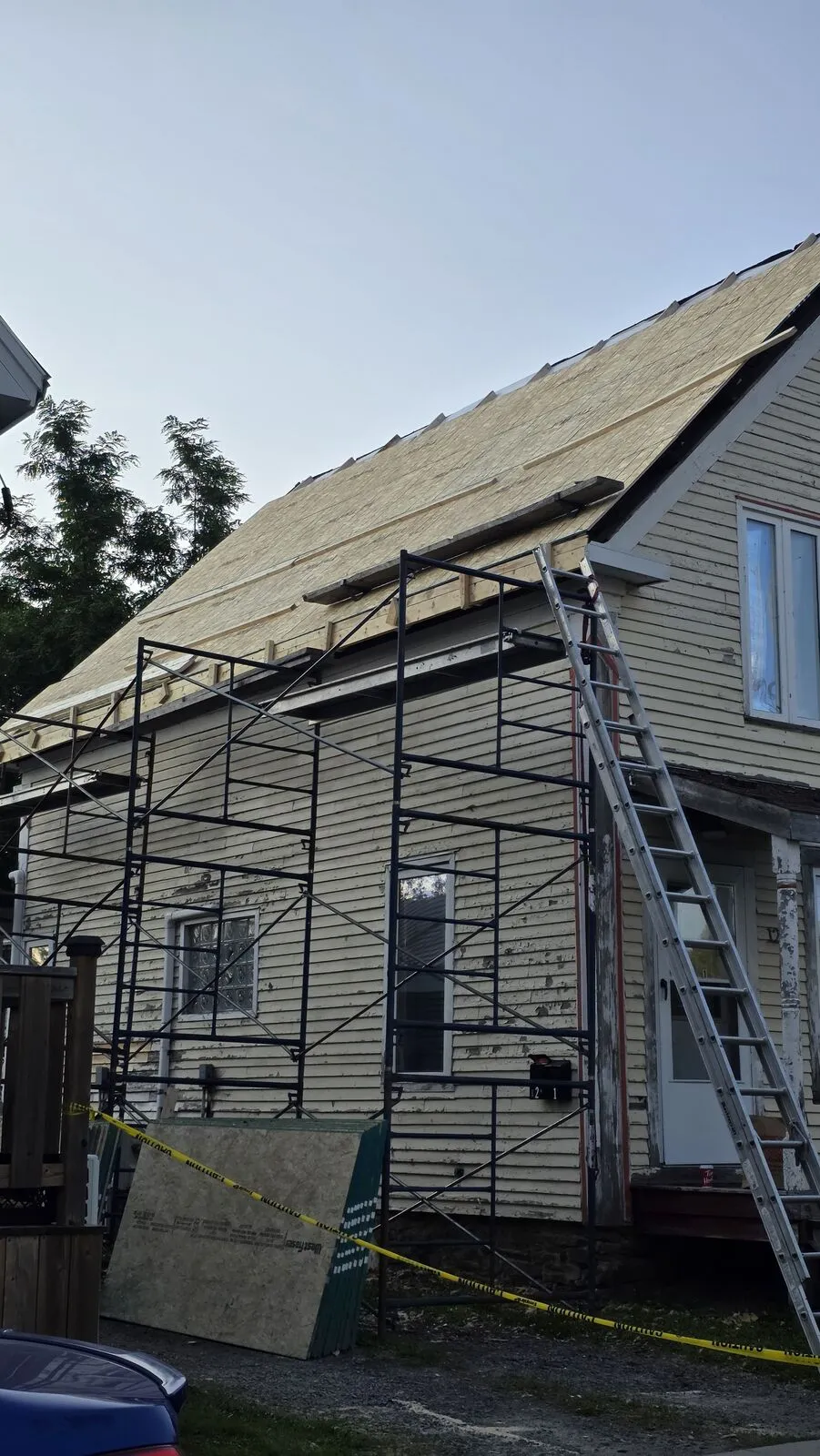 Roof replacement and skylight removal — work in progress (17)