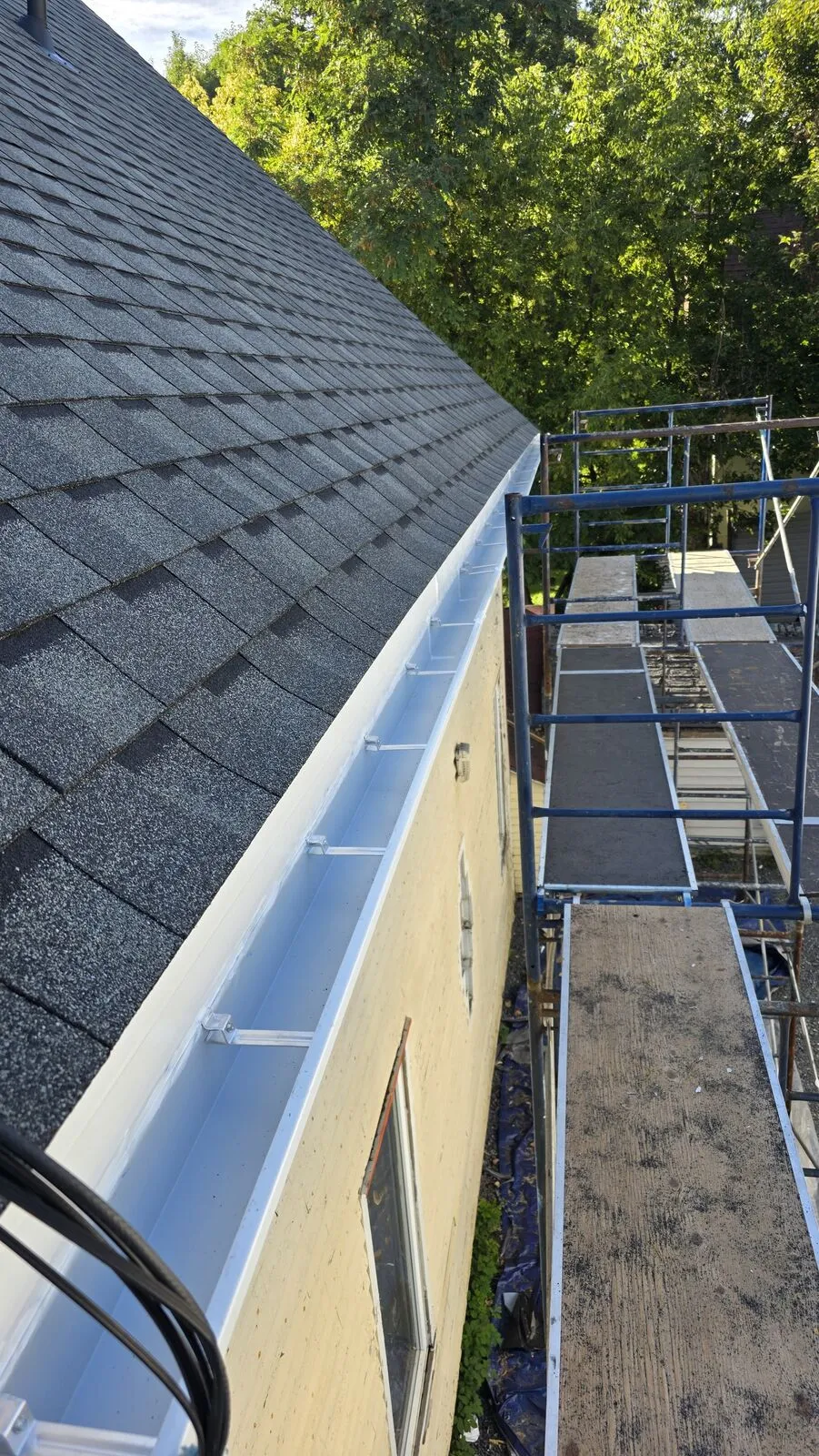 Roof replacement and skylight removal — work in progress (22)
