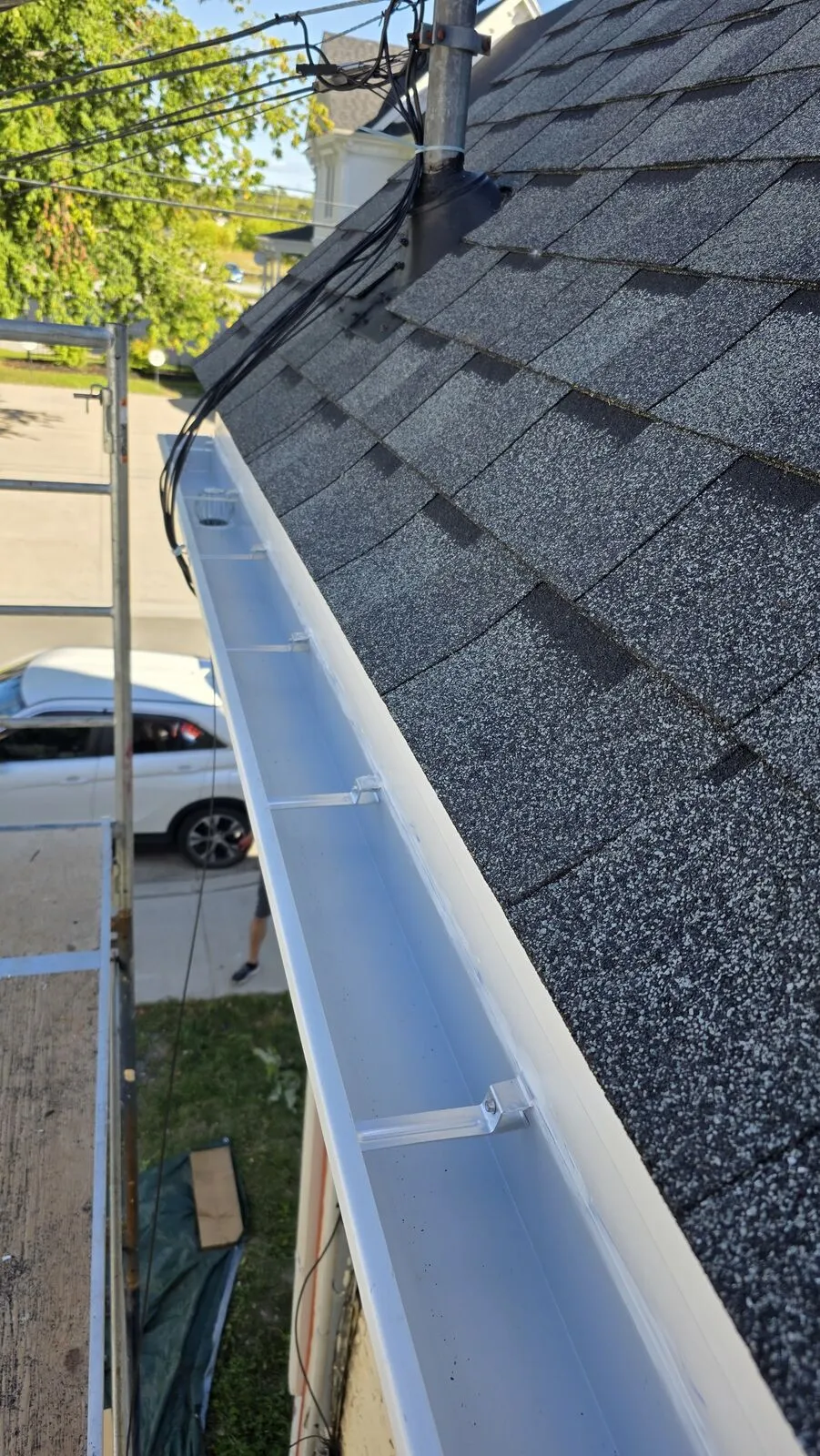 Roof replacement and skylight removal — work in progress (23)